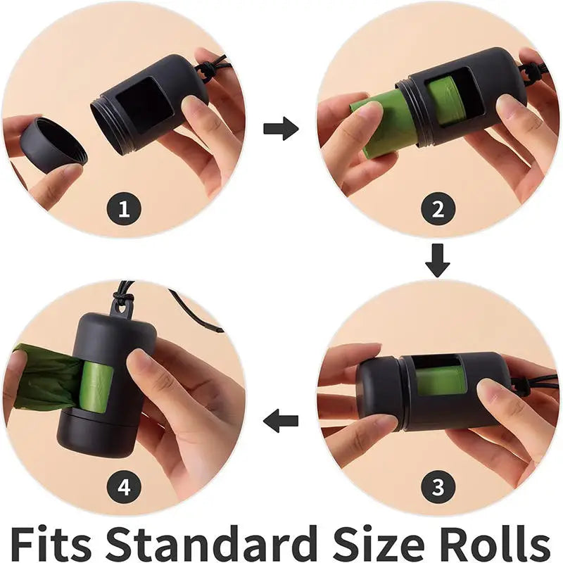 Porta bolsas para perros – Compacto y práctico